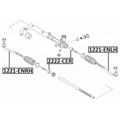 Alternative view of STEERING TIE ROD