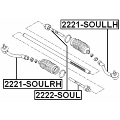 Alternative view of STEERING TIE ROD