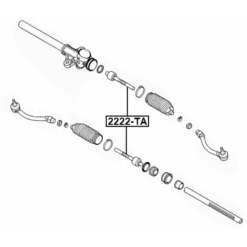 Alternative view of STEERING TIE ROD