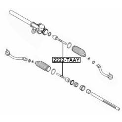 Alternative view of STEERING TIE ROD