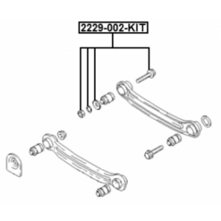 Alternative view of REPAIR KIT, CAMBER ADJUSTING ECCENTRIC BOLT