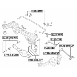 Alternative view of REPAIR KIT, CAMBER ADJUSTING ECCENTRIC BOLT