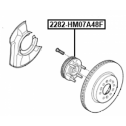 Alternative view of FRONT WHEEL HUB