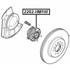 Alternative view of FRONT WHEEL HUB