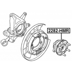 Alternative view of REAR WHEEL HUB