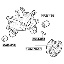 Alternative view of REAR WHEEL HUB