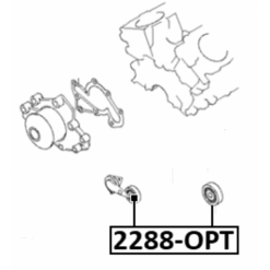 Alternative view of PULLEY IDLER