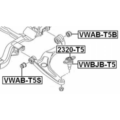 Alternative view of BALL JOINT FRONT LOWER ARM