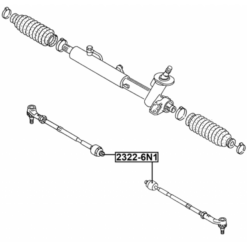 Alternative view of STEERING TIE ROD