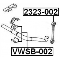 Alternative view of FRONT STABILIZER LINK / SWAY BAR LINK
