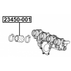 Alternative view of INTAKE MANIFOLD HOSE