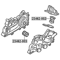Alternative view of THERMOSTAT 87°C