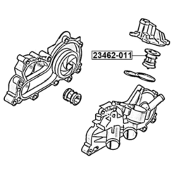 Alternative view of THERMOSTAT 87°C