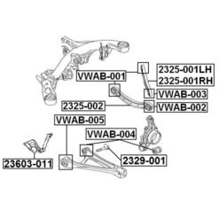 Alternative view of REAR LEVEL SENSOR (WITH LINK)