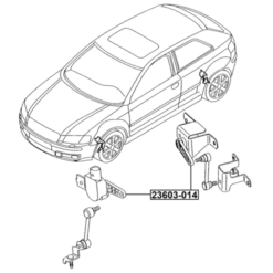 Alternative view of HEIGHT CONTROL SENSOR