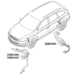 Alternative view of REAR LEVEL SENSOR (WITH LINK)