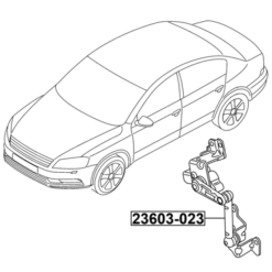 Alternative view of REAR LEVEL SENSOR (WITH BRACKET, WITH LINK)