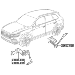 Alternative view of REAR LEVEL SENSOR (WITH BRACKET, WITH LINK)