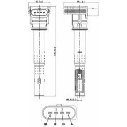 Alternative view of IGNITION COIL