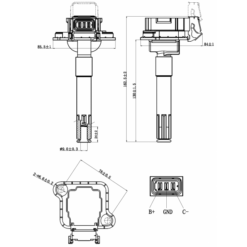 Alternative view of IGNITION COIL