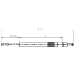 Alternative view of GLOW PLUG