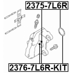 Alternative view of REAR BRAKE CALIPER REPAIR KIT (SET FOR ONE SIDE)