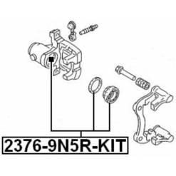 Alternative view of REPAIR KIT, REAR CALIPER PISTON WITH MECHANISM D34