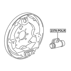 Alternative view of REAR WHEEL BRAKE CYLINDER