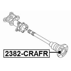 Alternative view of REAR WHEEL HUB