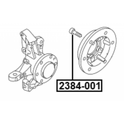 Alternative view of WHEEL STUD