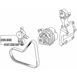 Alternative view of BELT TENSIONER