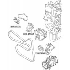Alternative view of BELT TENSIONER