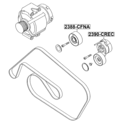 Alternative view of BELT TENSIONER