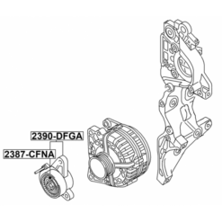 Alternative view of BELT TENSIONER