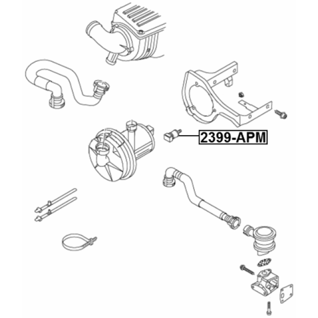 SECONDARY AIR PUMP MOUNTING PAD - Image 2