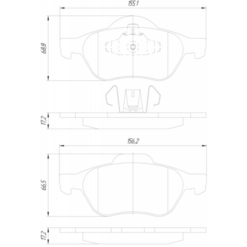 Alternative view of PAD KIT, DISC BRAKE, FRONT