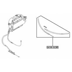 Alternative view of PARKING BRAKE CABLE KIT