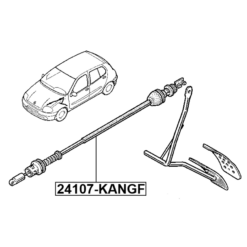 Alternative view of THROTTLE CABLE