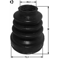 Alternative view of BOOT INNER CV JOINT KIT 72.3X90X29.3