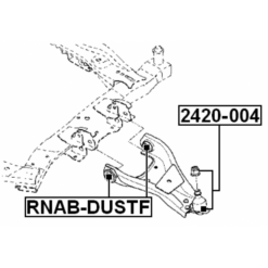 Alternative view of BALL JOINT FRONT LOWER ARM