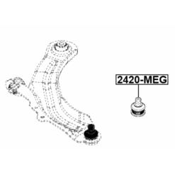 Alternative view of BALL JOINT FRONT LOWER ARM