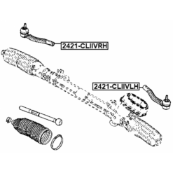 Alternative view of STEERING TIE ROD END RIGHT