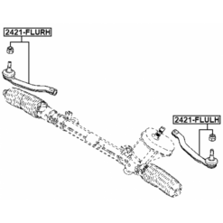 Alternative view of STEERING TIE ROD END RIGHT