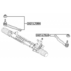 Alternative view of STEERING TIE ROD END RIGHT