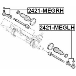 Alternative view of STEERING TIE ROD END RIGHT