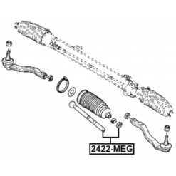 Alternative view of STEERING TIE ROD