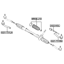 Alternative view of STEERING TIE ROD
