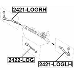 Alternative view of STEERING TIE ROD