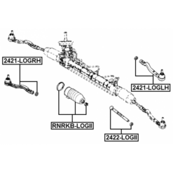 Alternative view of STEERING TIE ROD