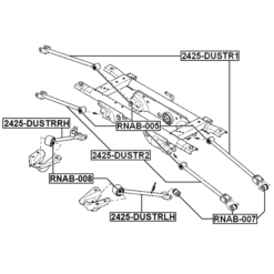 Alternative view of REAR TRANSVERSE LINK